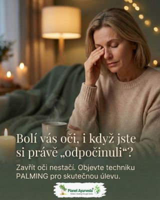 Pálí, řežou a jsou unavené? 👁️ Ne, nemusí to být jen věkem. V zimě studený vzduch doslova „vytahuje“ vlhkost z vašich očí....